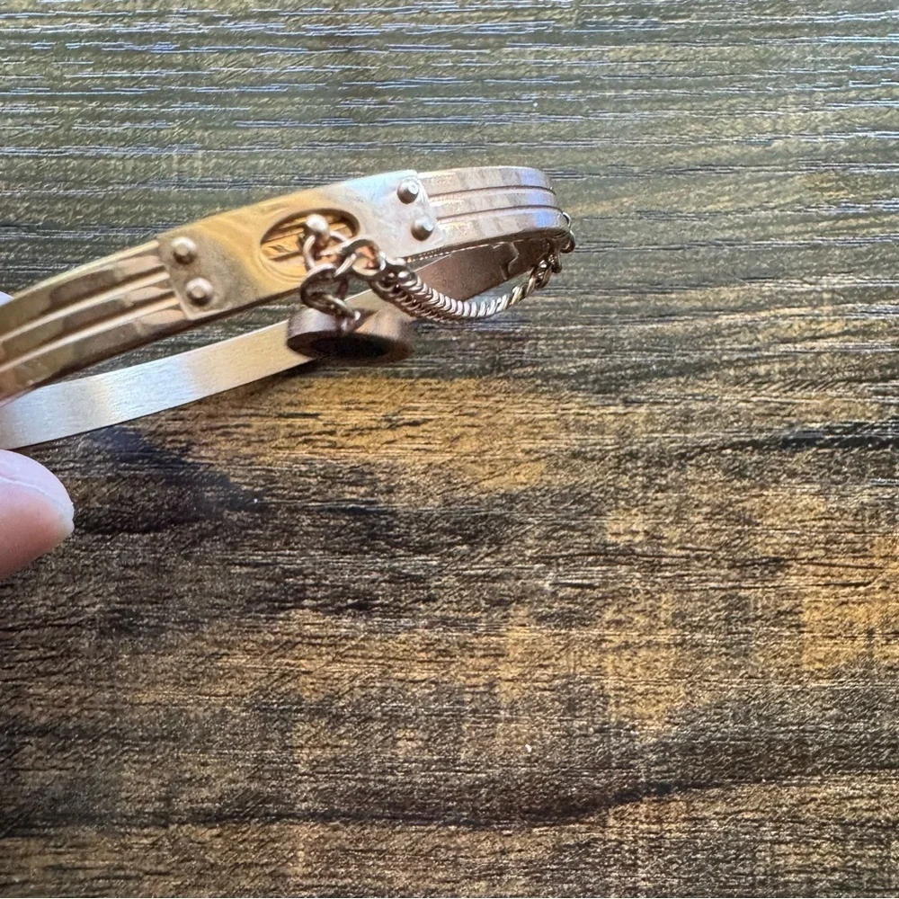 Elegant Bronze Plated Bangle Bracelet